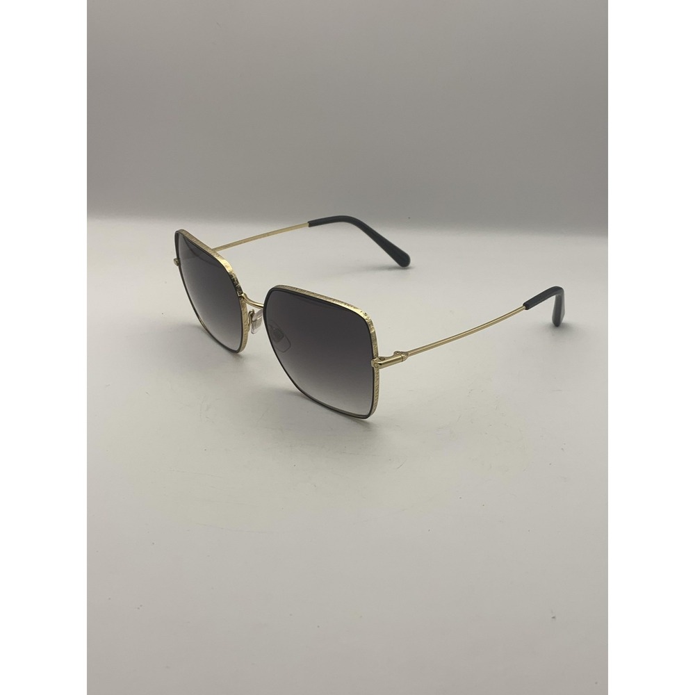 Dolce & Gabbana Sunglasses DG2277 Womens Gold Gray Gradient Square Oversized